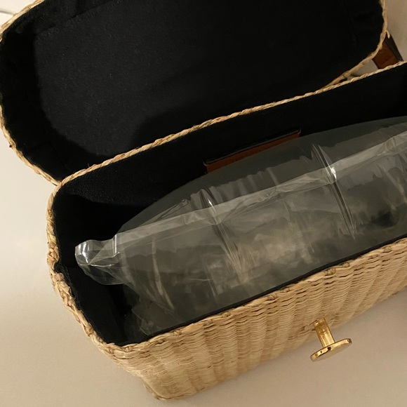 Straw crossbody bag - Picture 4 of 4